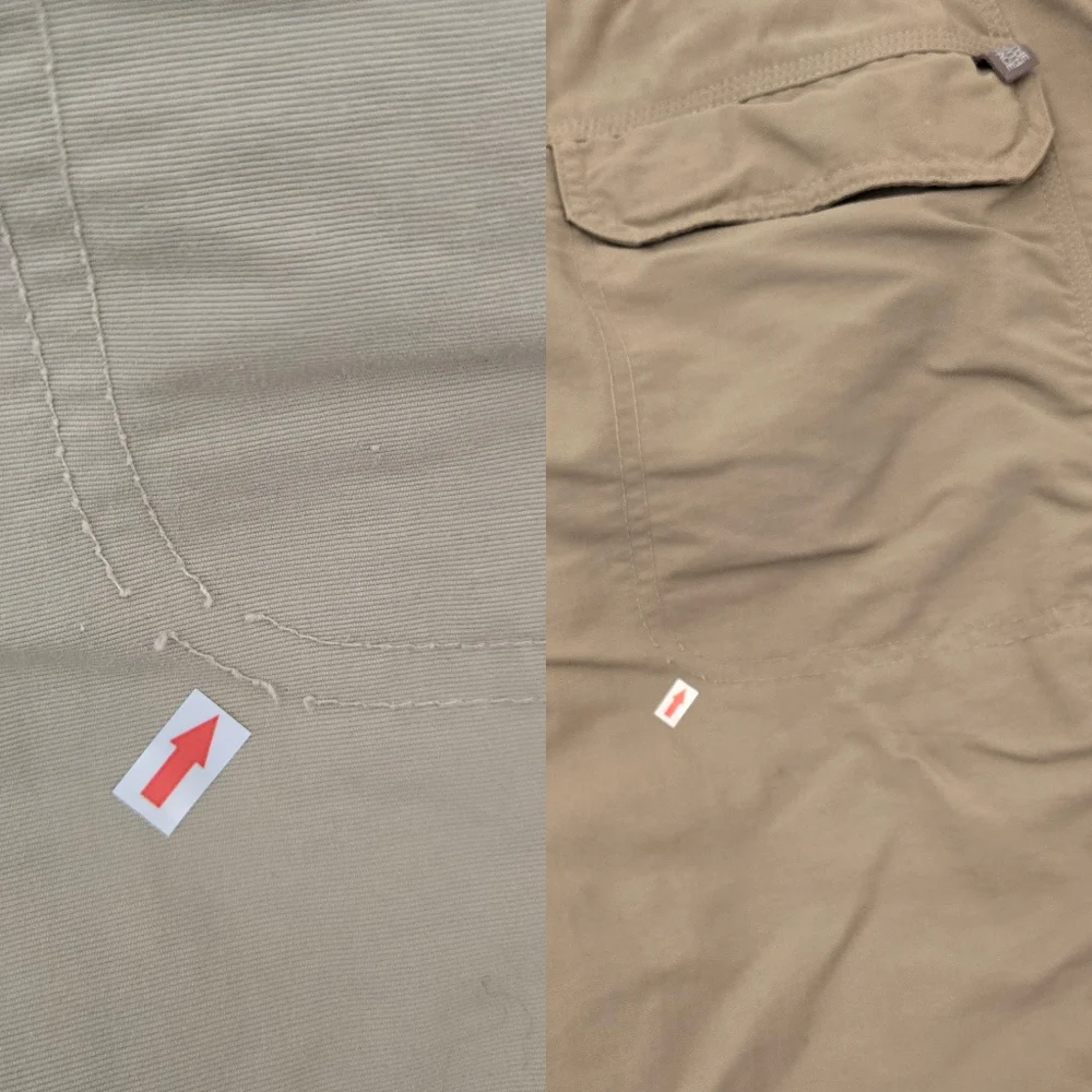 The North Face Men's Outdoorsy Khaki Belted Nylon Cargo Short‎ XL